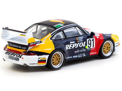 Tarmac Works x Schuco Porsche 911 GT2 Kremer Racing Repsol Le Mans 1995 1:64