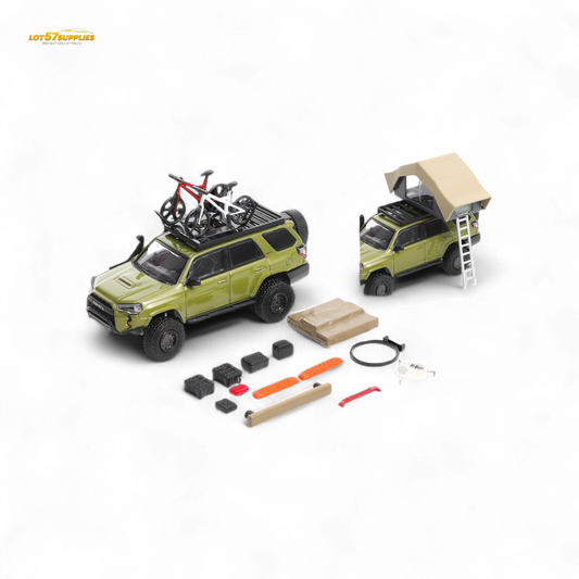 GCD Toyota 4 Runner Light Modified Version Olive Green 1:64