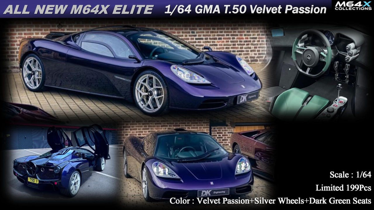 (Pre-Order) M64X GMA T.50 Velvet Passion 1:64 Resin