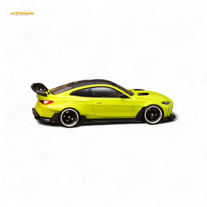 SW BMW G82 M4 Wide-Body Modified - Sao Paulo Yellow 1:64