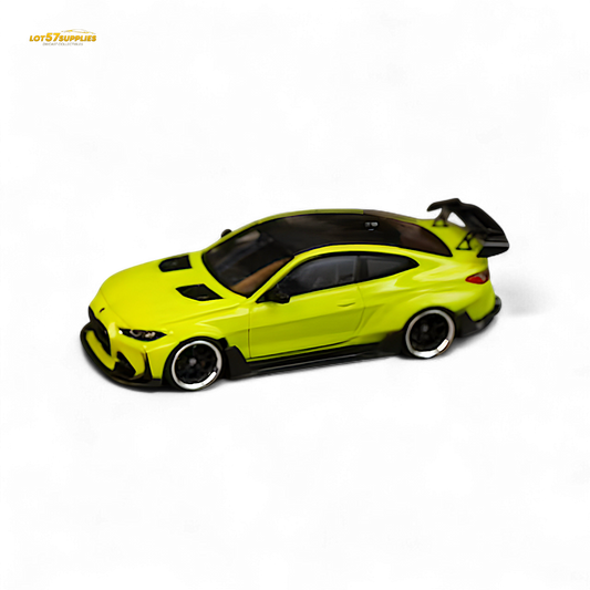 SW BMW G82 M4 Wide-Body Modified - Sao Paulo Yellow 1:64