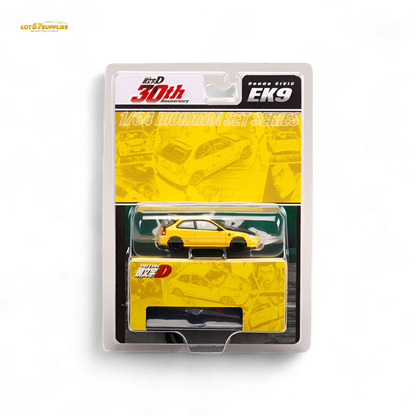 Hobby Japan Honda Civic EK9 Yellow 1:64