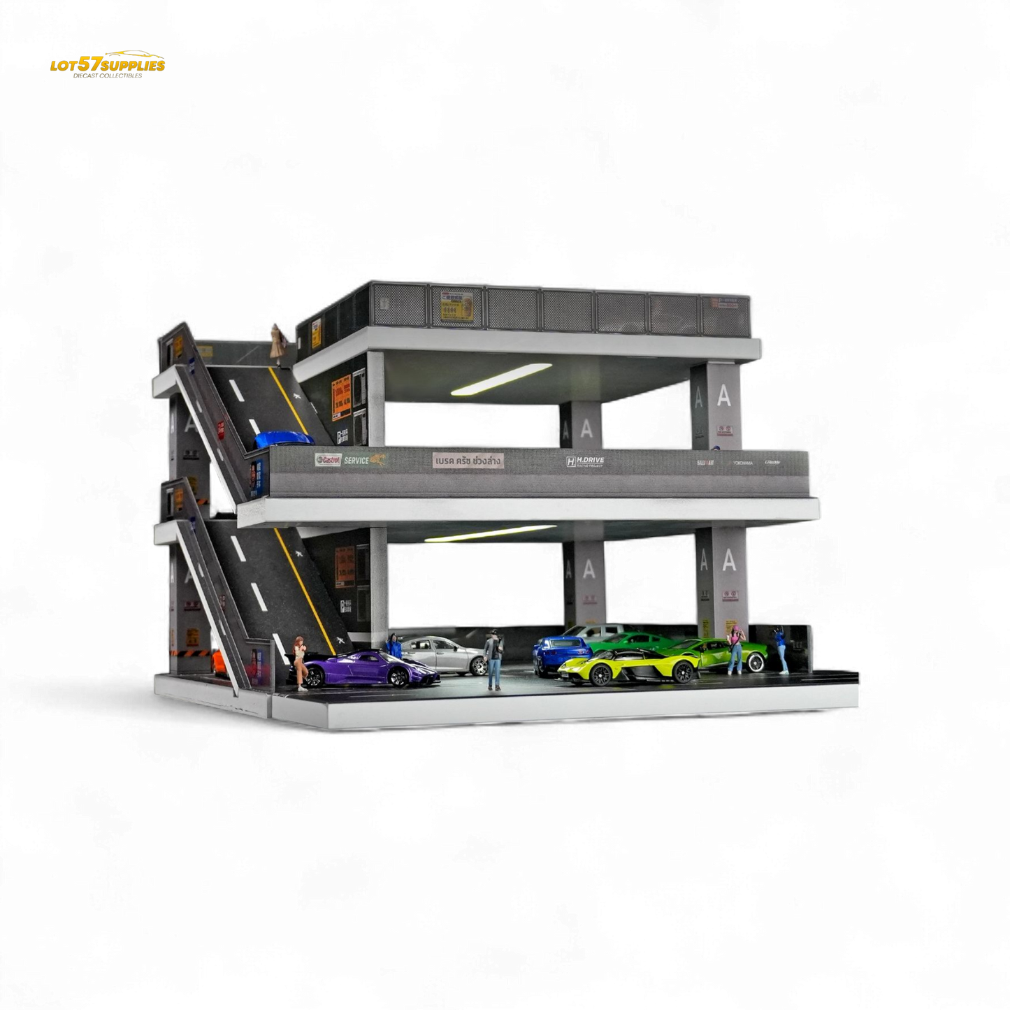 Shou Cang Jia Japanese Ramp Parking Lot 73449A 1:64