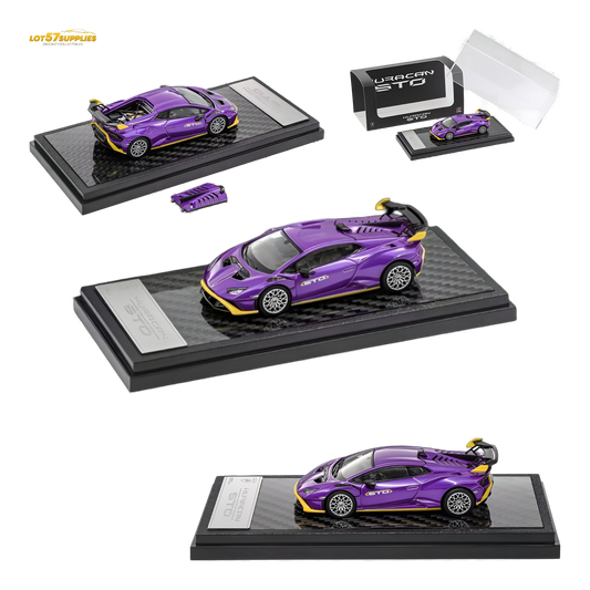 LCD Lamborghini Huracan STO Purple 1:64