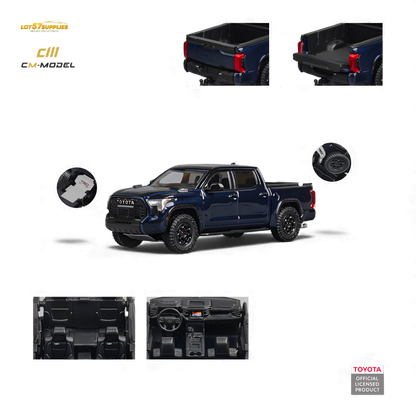 CM MODEL Toyota Tundra Metallic Blue 1:64