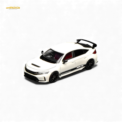 Motorhelix Honda Civic Type R FL5 HKS White 1:64