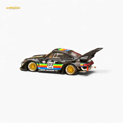Street Weapon RWB 993 Matte Black Apple Livery 1:64