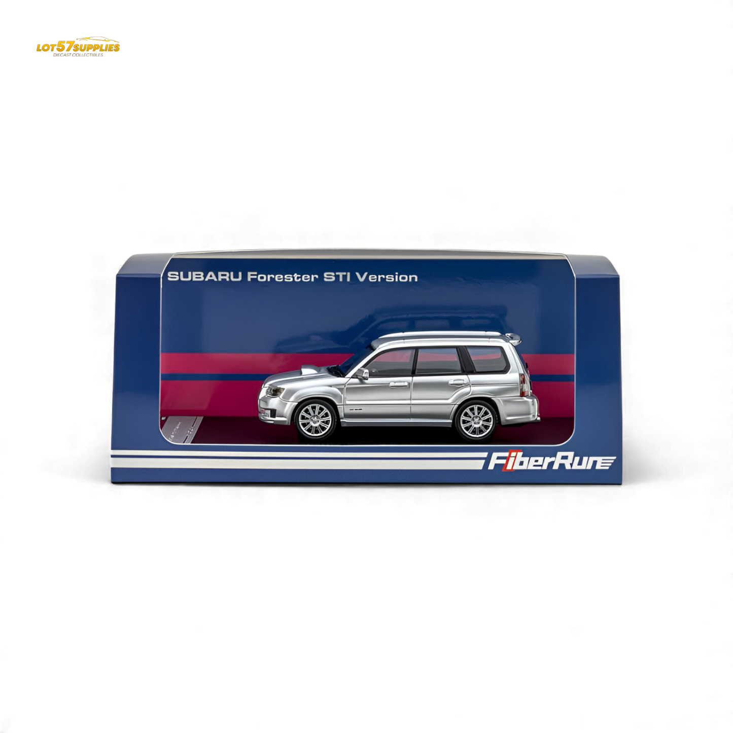 Fiberrun Subaru Forester Silver 1:64
