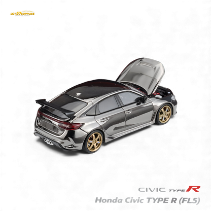 MH Honda Civic Type R FL5 Chrome Gun Black 1:64