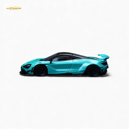 SC McLaren 720S Cyan Blue 1:64