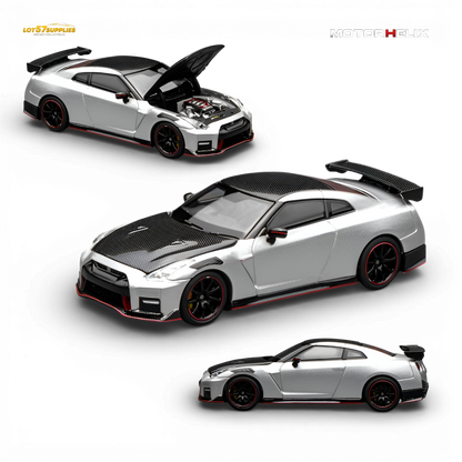 (Pre-Order) MOTORHELIX Nissan GT-R NISMO R35 1:64