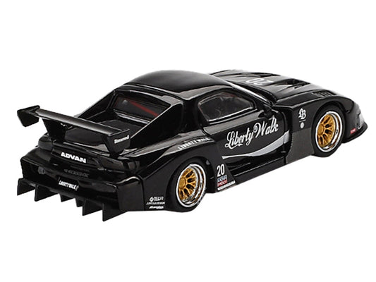 Mini GT Mazda RX-7 LB Super Silhouette #20 Liberty Walk Black 1:64