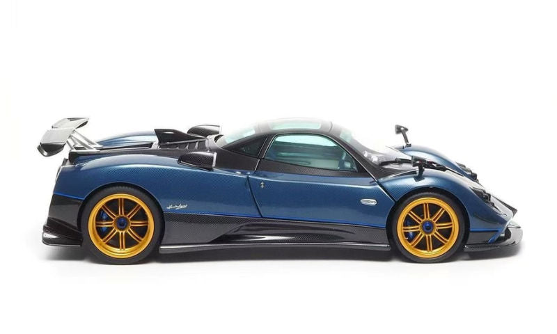 Almost Real 2011 Pagani Zonda Tricolore Blue & Black Carbon 1:18