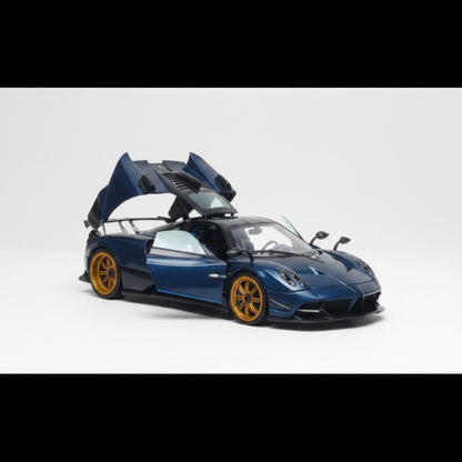 Almost Real 2011 Pagani Zonda Tricolore Blue & Black Carbon 1:18