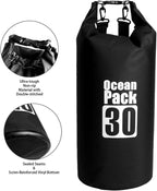 Dry Sack/Floating Waterproof Bag 2L/5L/10L/20L/30L for Boating, Kayaking, Hiking, Snowboarding, Camping, Rafting, Fishing and Backpacking
