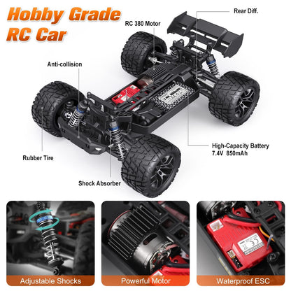HAIBOXING RC Cars, 1:18 Remote Control Car for Adults, 4Wd High-Speed Hobby R...