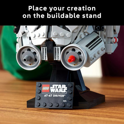 LEGO Star Wars: the Empire Strikes Back AT-AT Driver Helmet Building Set for Adults 75429