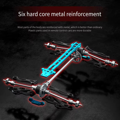 16102PRO Brushless 4WD RC Cars for Adults，1:16 Fast RC Cars with 70KM/H High-Speed Remote Control Car, All Terrain Off-Road Truc