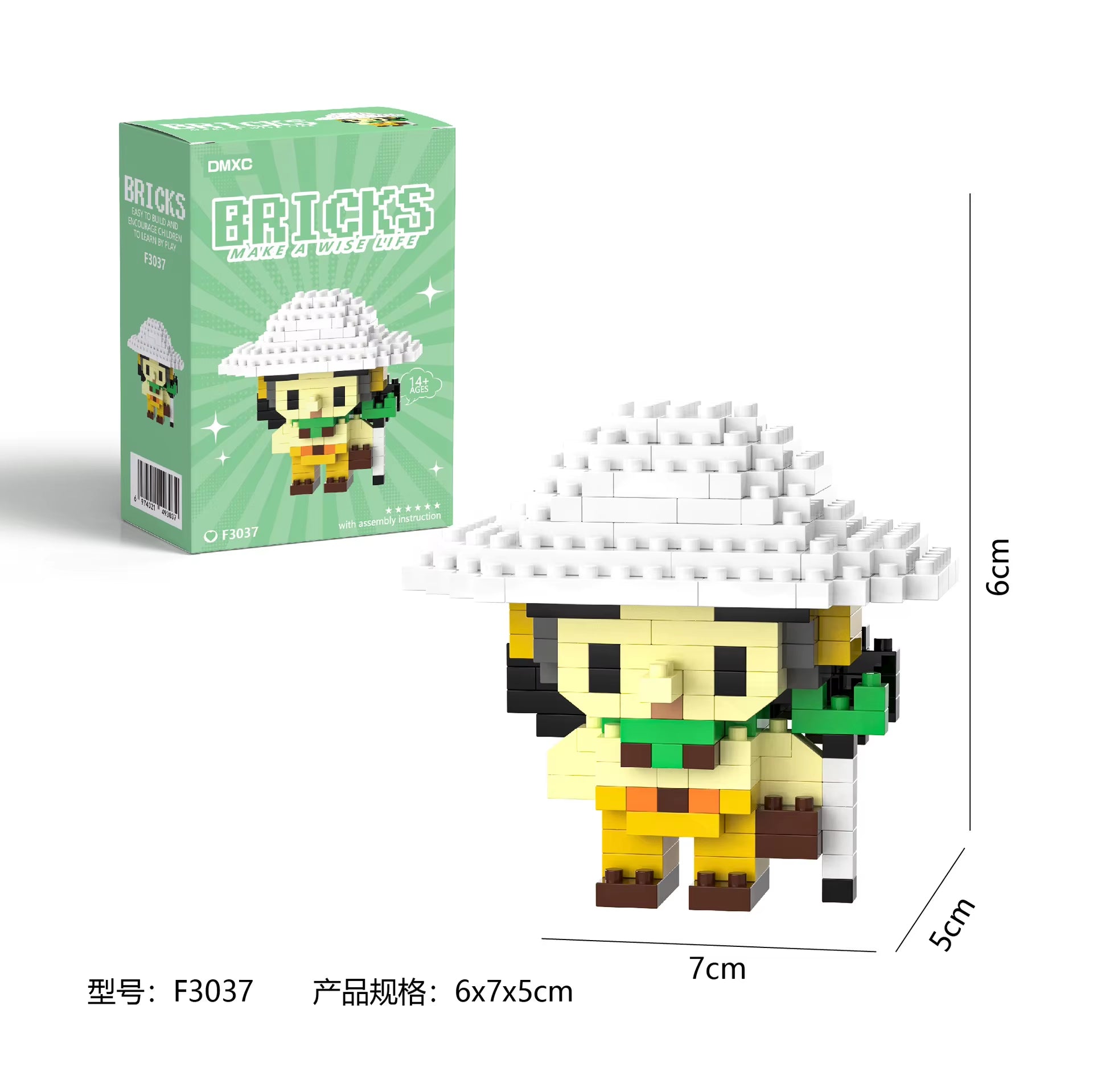 One Piaca Building Blocks Luffy Zoro Building Blocks Anime Action Figures Nami Usopp Toy Kids Toys for Children Birthday Gifts
