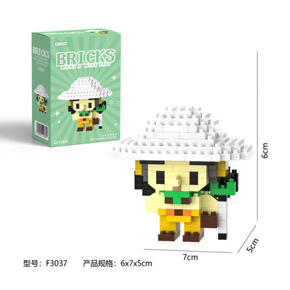One Piaca Building Blocks Luffy Zoro Building Blocks Anime Action Figures Nami Usopp Toy Kids Toys for Children Birthday Gifts