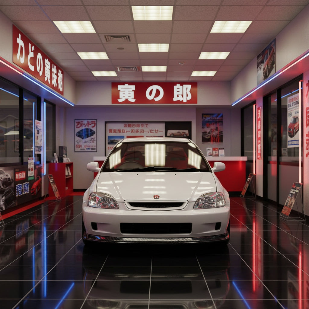 MOTORHELIX Honda Civic Type-R EK9 Nardo Grey 1:18