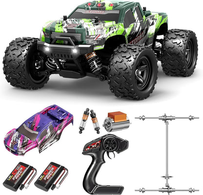 1/18 Brushless RC Cars for Adults Fast + Mph, RC Trucks 4X4 Offroad Waterproof