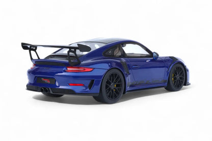 GT Spirit 2018 Porsche 911 991.2 GT3 RS San Marino Blue w/ Carbon 1:18