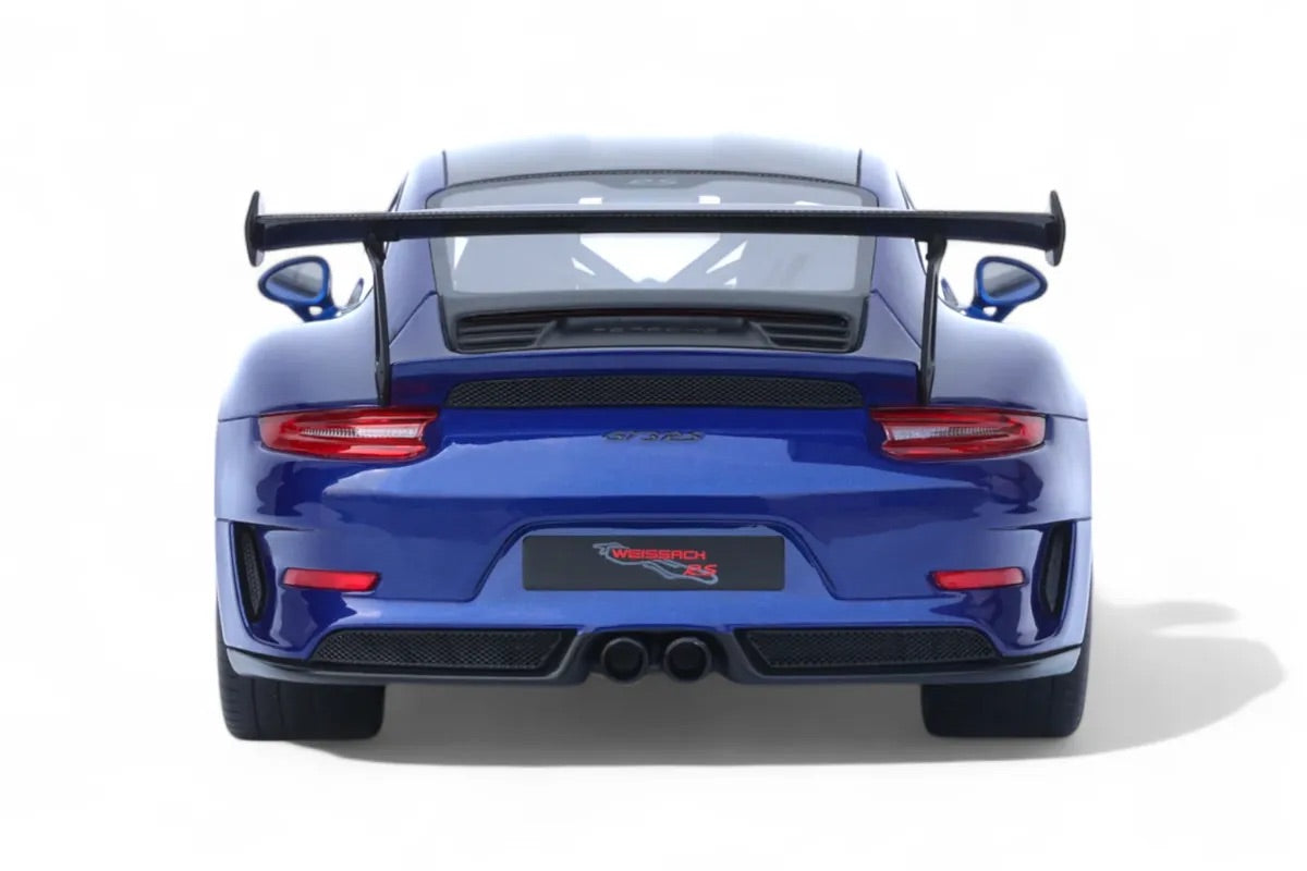 GT Spirit 2018 Porsche 911 991.2 GT3 RS San Marino Blue w/ Carbon 1:18