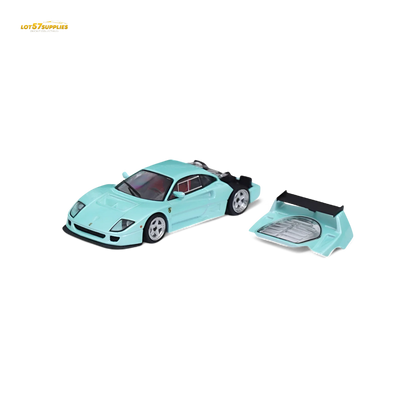 Stance Hunters Ferrari F40 LM Light Aqua Green 1:64