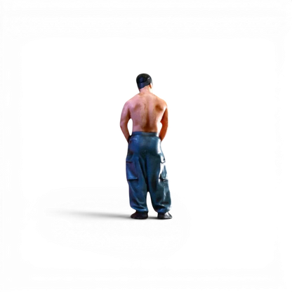 EHC Model Muscle Man Duo Resin Figure Set 1:64