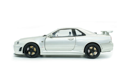Solido 1999 Nissan Skyline GT-R (R34) Z-tune Silver 1:18