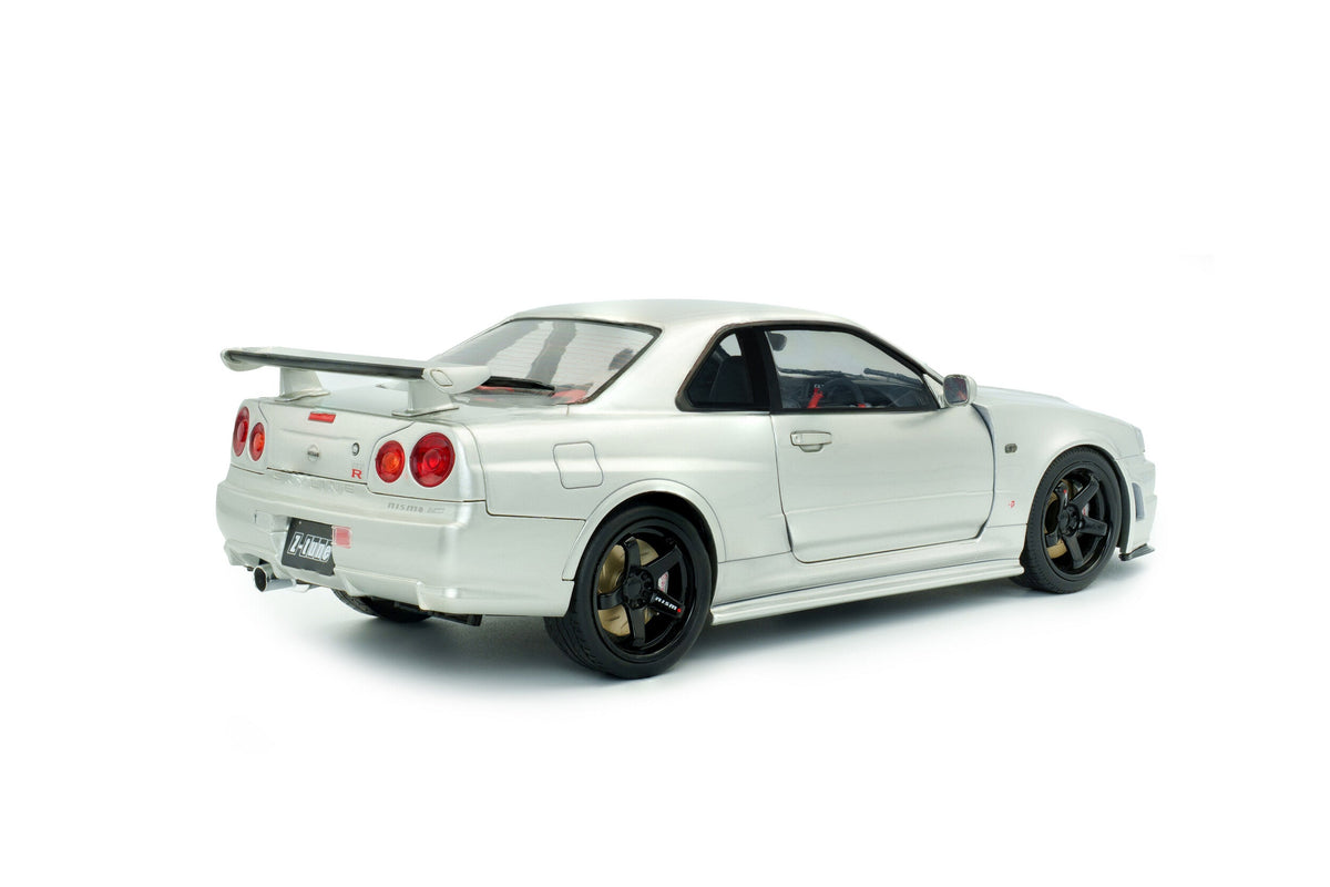 Solido 1999 Nissan Skyline GT-R (R34) Z-tune Silver 1:18