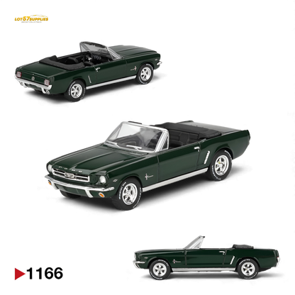 Mini-GT Ford Mustang Convertible Highland Green 1:64