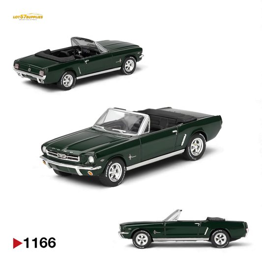 Mini-GT Ford Mustang Convertible Highland Green 1:64