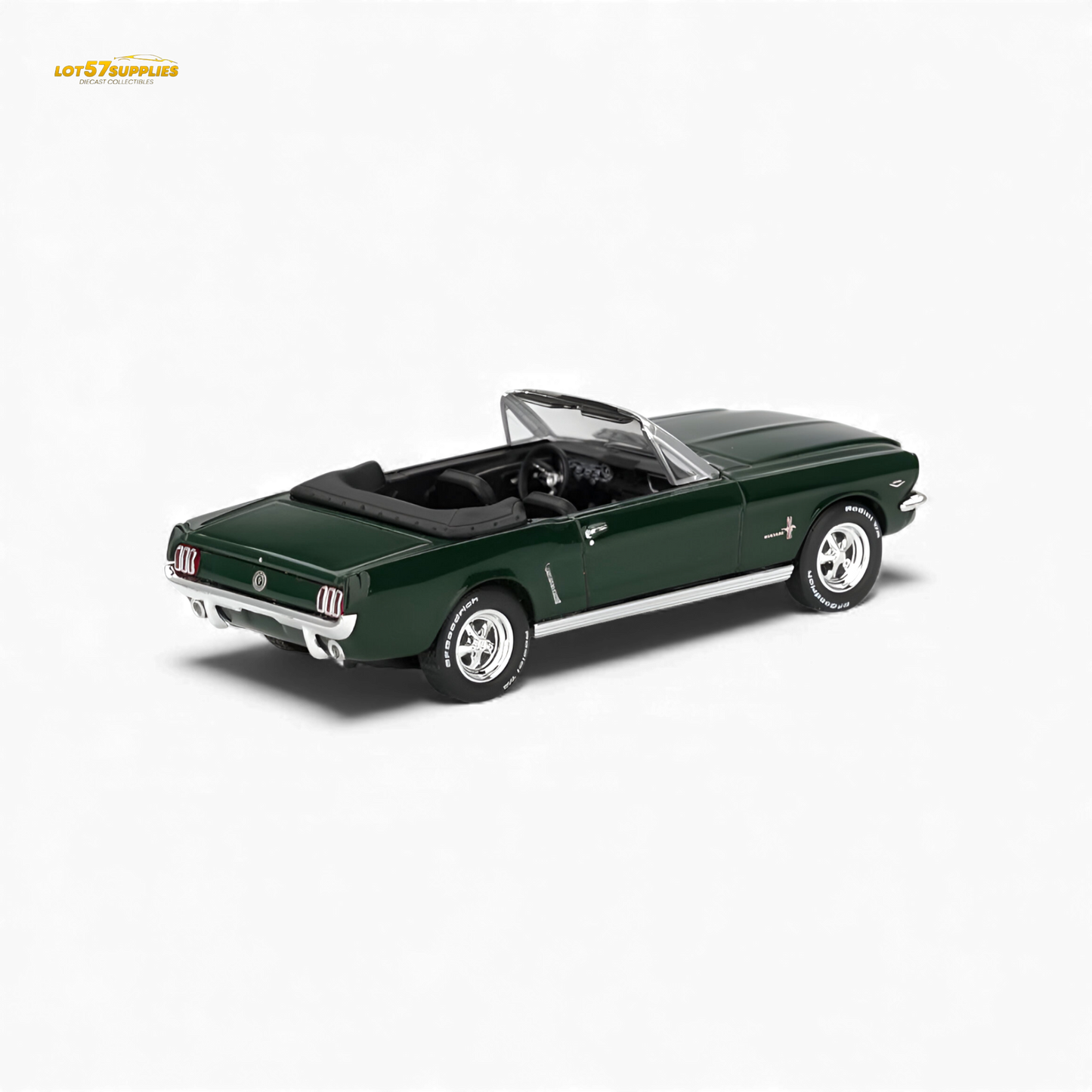 Mini-GT Ford Mustang Convertible Highland Green 1:64