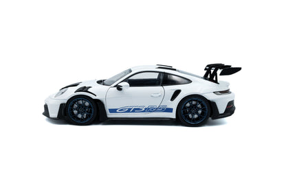 Solido Porsche 911 992 GT3 RS White Indigo 1:18