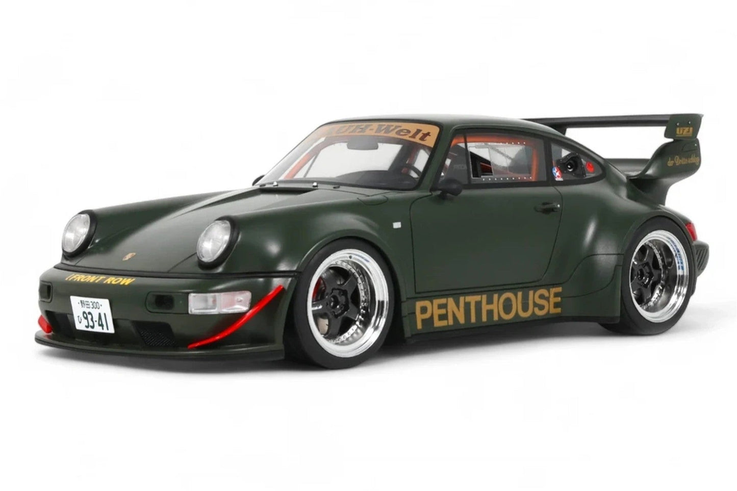 GT Spirit 2008 Porsche 911 964 RWB (Penthouse) Matte Army Green 1:18