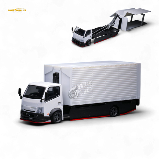 MicroTurbo Hino 300 Custom Wing Truck 1:64