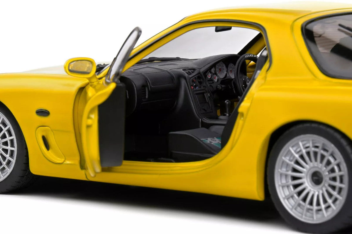 Solido 1994 Mazda RX-7 FD Streetfighter Yellow 1:18