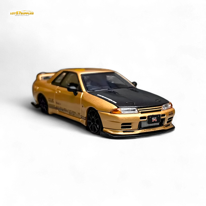 Focal Horizon Nissan Skyline GT-R R32 Top Secret Gold 1:64