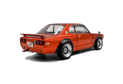 Solido 1970 Nissan Skyline (C10) Hakosuka Orange 1:18