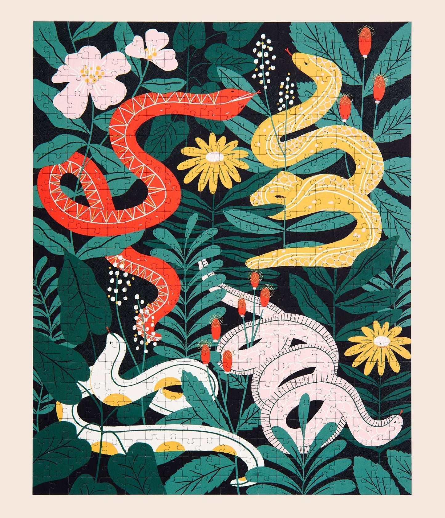 Snakes in the Garden Puzzle (500 Piece)