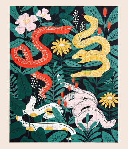 Snakes in the Garden Puzzle (500 Piece)