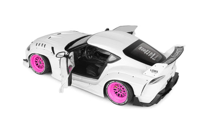 Solido 2025 Toyota GR Supra Liberty Walk White 1:18