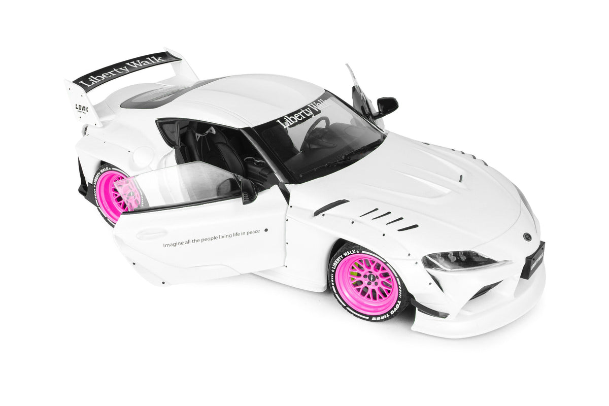 Solido 2025 Toyota GR Supra Liberty Walk White 1:18