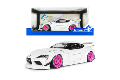 Solido 2025 Toyota GR Supra Liberty Walk White 1:18