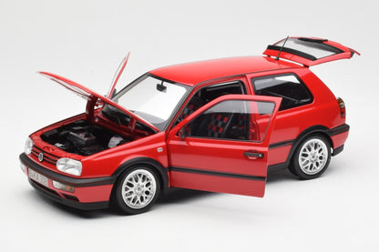 Norev 1996 VW Golf GTI MK3 20th Anniversary Edition Flash Red 1:18
